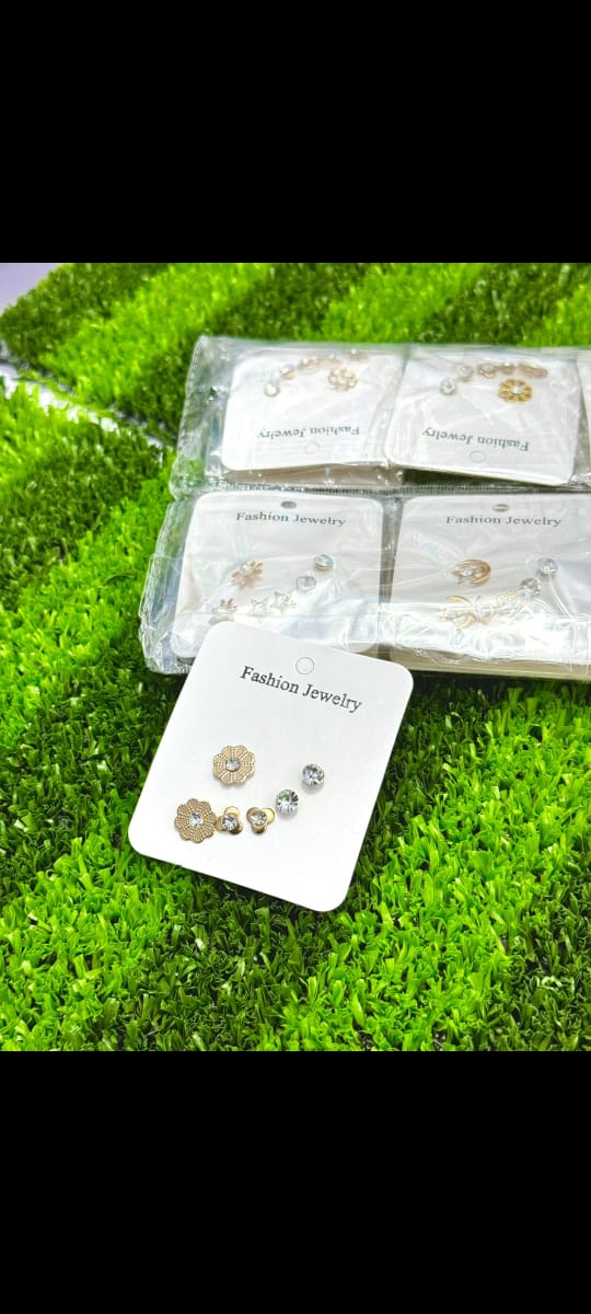 Earrings Tops Fashion Card